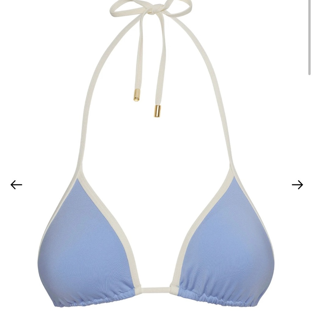 Monday Swimwear PALMA TOP AZURE/IVORY